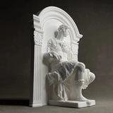 Sculpture romaine en Plâtre Finition Blanche – Sculpture Leadership