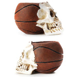 Statue Tête Crâne Basket-Ball