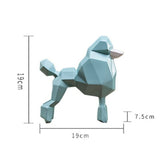 Taille statue caniche