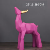 statue cerf en origami