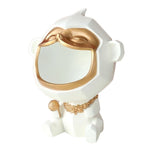 Statue Singe Design Blanc