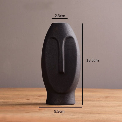 Taille vase tête noire