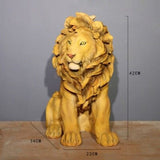 Grande statue de lion