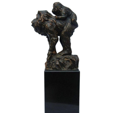 Singe Statue Bronze