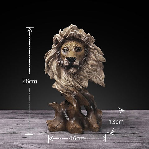 Tête de lion déco