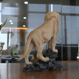 déco lion blanc