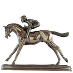 Statue Cheval Jockey