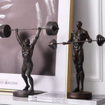 statue homme sportif