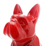 Statue Chien Le Bouledogue Rouge