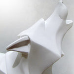 Statue Origami Loup Solitaire