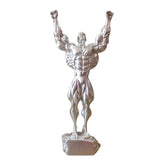 statue homme culturisme argent