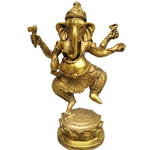 Statue Éléphant Ganesh Or