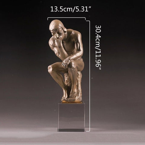 statue homme pensif