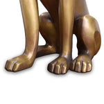 Statue Bronze Guépard Sage