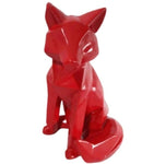 Statue Origami Renard Rouge