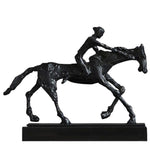 Statue Cheval En Cuir