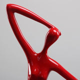 statue femme rouge