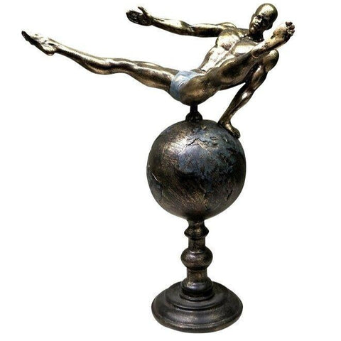 Homme Statue Gymnaste