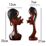 Statue africaine marron