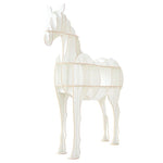 Statue Cheval Grandeur Nature Blanc