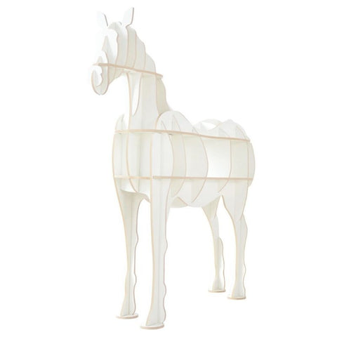 Statue Cheval Grandeur Nature Blanc