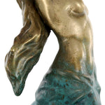 Statue Bronze Sirène Élégante