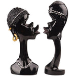 Statue Couple Africain