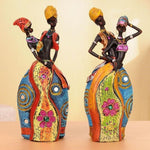 statue de femme africaine pas cher