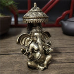 petite statue ganesh en résine