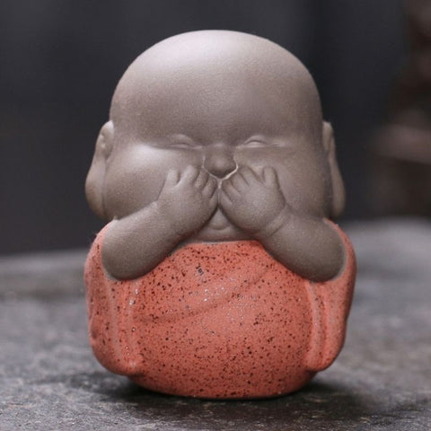 Statue jizo rouge