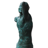 Statue Bronze Homme Bleu