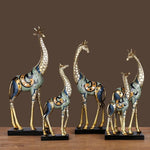 girafe en or