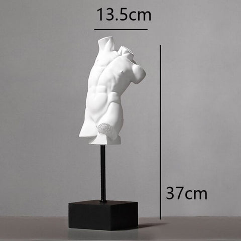 Taille statue buste grecque.