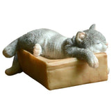 Statue Chat Qui Dort