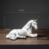 Taille licorne blanche