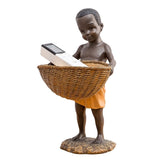 Statue Enfant Africain