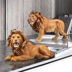 statue lion pas cher