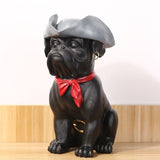 Statue chien pirate