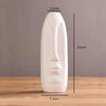 Taille vase tête blanc