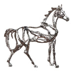 Statue De Cheval Argent