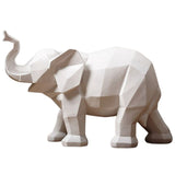 Statue Éléphant Blanc Origami