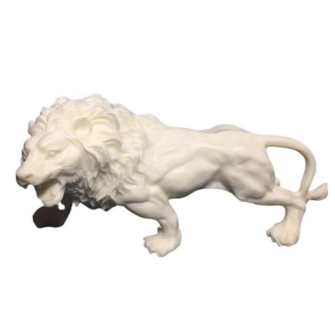 Statue Lion Blanc