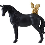 Statue Cheval Noir