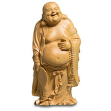 Bouddha Rieur En Bois