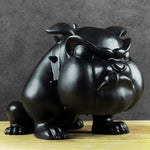 Statue Bouledogue Noir