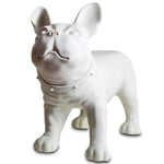 Statue Bouledogue Blanc