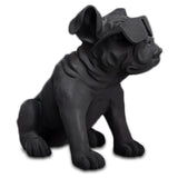 Statue Bouledogue Noir