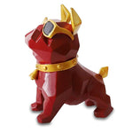 Statue Bouledogue Rouge