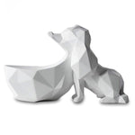 Statue Chien Blanc