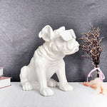 Statue Chien Blanc